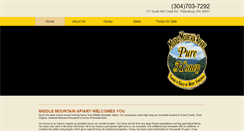 Desktop Screenshot of middlemountainapiary.com